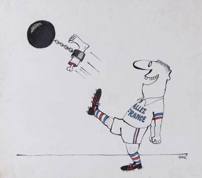SINE (1926-2016) 
Allez la France
Black and...