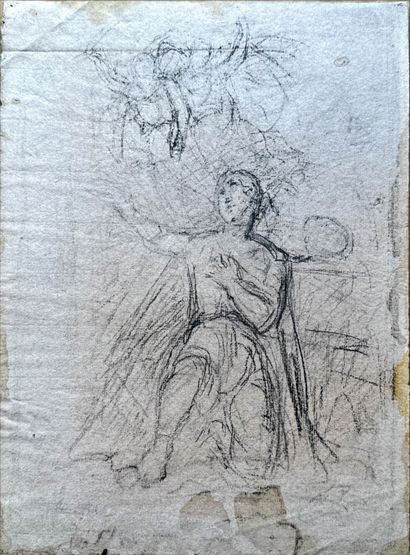 18th century Italian school 
Standing figure...
