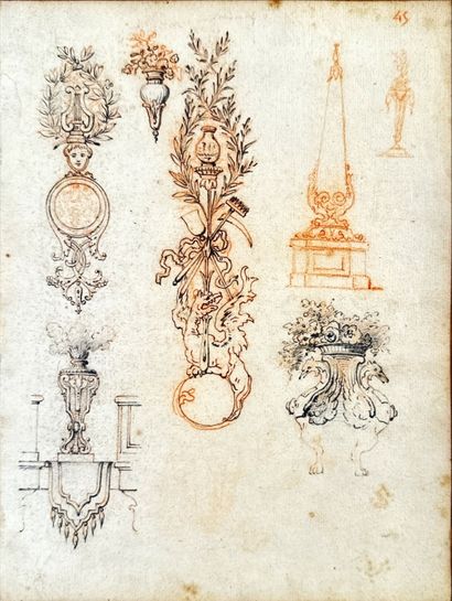 18th century French school
Study sheet with...