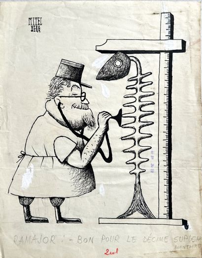 Louis MITELBERG known as TIM (1919-2002)
Lot...