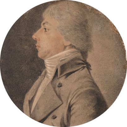 Louis Apollinaire SICARD (Lyon 1807 - 1881)
Portrait...