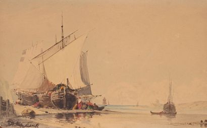 F. FRANTZ (actif au XIXe siècle)
Voiliers...