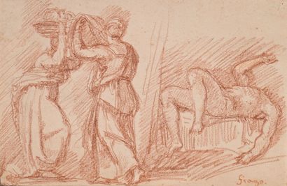 Jean-Robert ANGO (1710 - Rome 1773)
Judith...