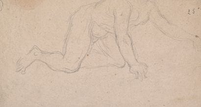 17th century French school
Study sheet front...