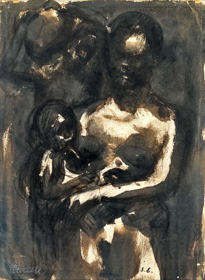 Adolphe PETERELLE (Geneva 1874 - 1947 Paris)
Dancer...