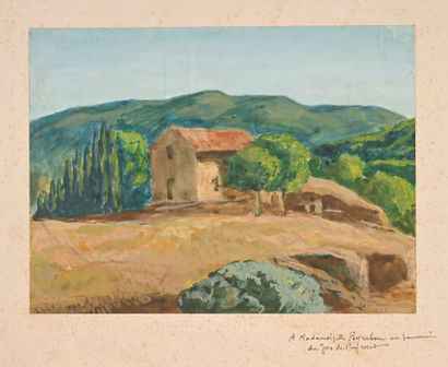 Pierre GIRIEUX (Paris 1876 - 1948)
Paysage...