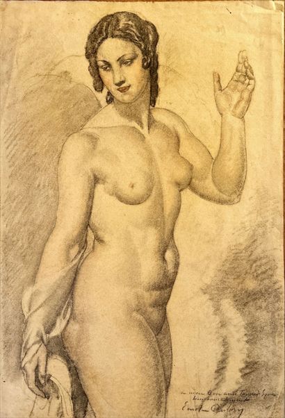 Ecole française du XXème siècle
Nu féminin...