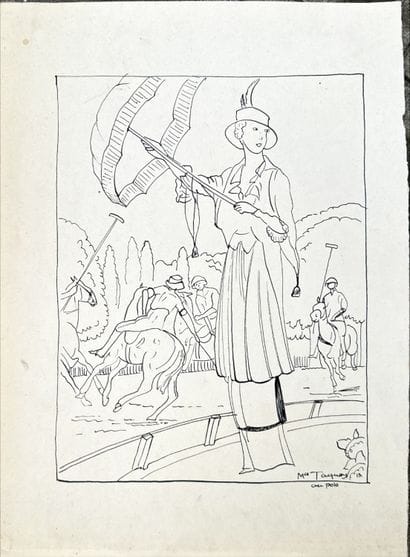 Maurice TAQUOY (1878-1952)
Eight ink studies,...