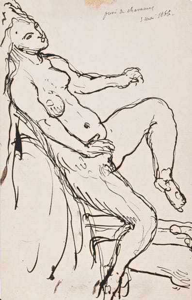 Jean-Louis FORAIN (Reims 1852 - Paris 1931)
Femme...