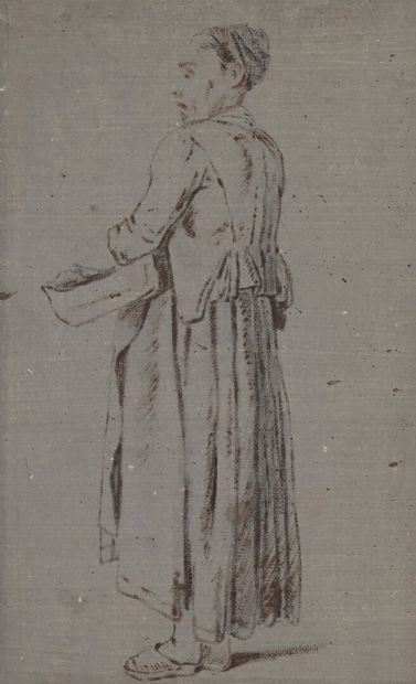 18th century Italian school 
Standing figure...