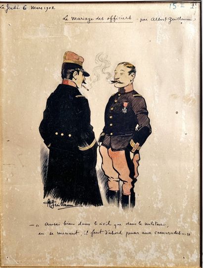 Albert Paul GUILLAUME (1873-1942) 
Lot of...