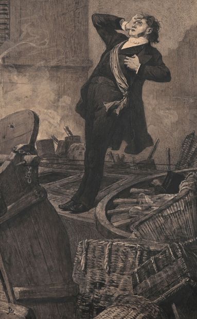 Attribué à Jean-Paul LAURENS (Fourquevaux...