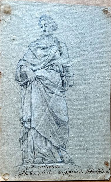 18th century Italian school 
Standing figure...