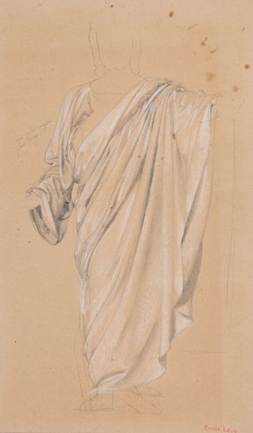 Emile LEVY (Paris 1826 - 1890)
Etude d'homme...