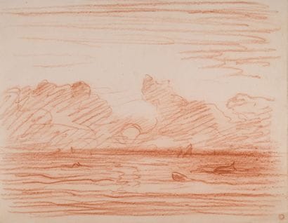 Charles François DAUBIGNY (Paris 1817 - 1878)
Marine
Sanguine
23...