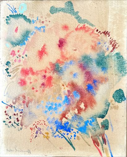 Attributed to Boris SMIRNOFF (Moscow 1926-1982)
Flower...