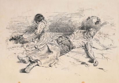 Osvaldo TOFANI (Florence 1849 - Paris 1915)
Man...