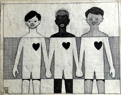 Louis MITELBERG known as TIM (1919-2002)
Set
Ink...
