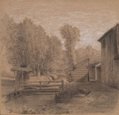 Charles François DAUBIGNY (Paris 1817 - 1878)
Paysage...