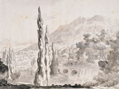Pierre LACOUR (Bordeaux 1745 - 1814)
Landscape...