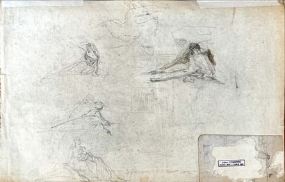 Léon COMERRE (Trélon 1850 - Paris 1916)
Feuille...