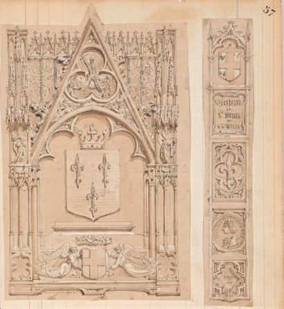Adolphe ROUARGUE (1810 - ?) 
Two surveys...