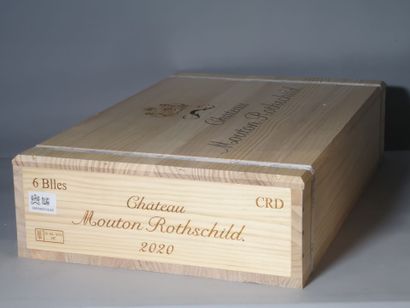 6 bottles Château MOUTON ROTHSCHILD - 1er...