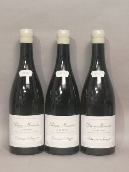 3 bottles PULIGNY MONTRACHET 1er cru La GARENNE...