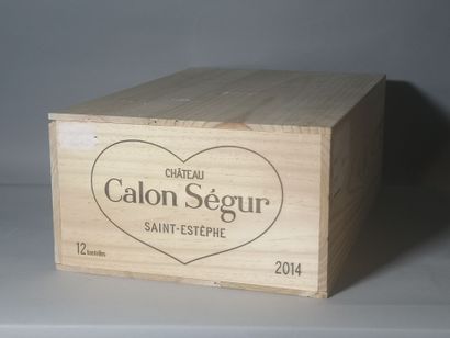 12 bottles Château CALON SEGUR - 3e Gcc -...
