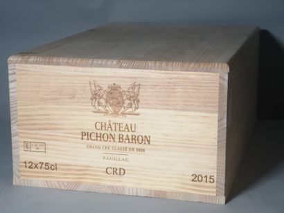 12 bouteilles Château PICHON LONGUEVILLE...