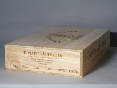 6 bottles Domaine de CHEVALIER Blanc - Pessac...
