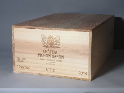 12 bouteilles Château PICHON LONGUEVILLE...