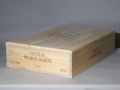 6 bouteilles Château PICHON LONGUEVILLE au...
