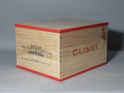 6 bottles Château CLINET - Pomerol 2018 In...