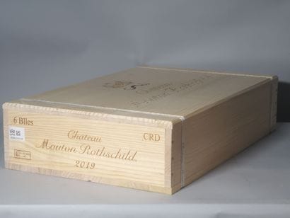 6 bottles Château MOUTON ROTHSCHILD - 1er...