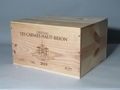 6 bouteilles Château Les CARMES HAUT BRION...