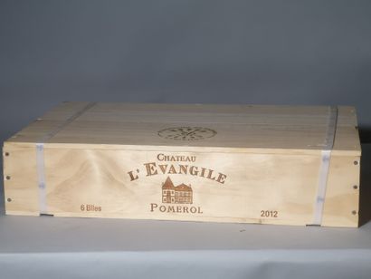 6 bouteilles Château L'EVANGILE - Pomerol...
