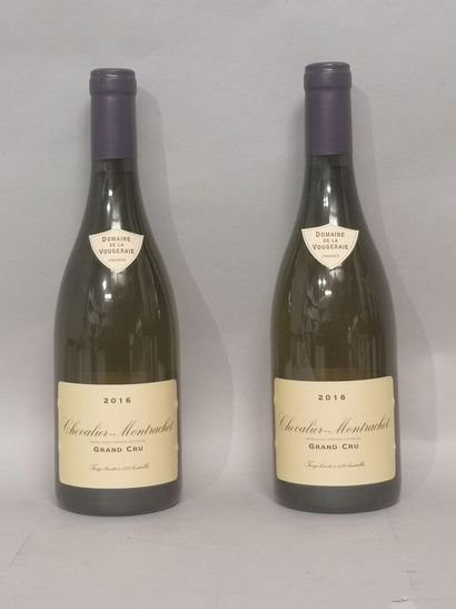 2 bouteilles CHEVALIER MONTRACHET Grand cru...