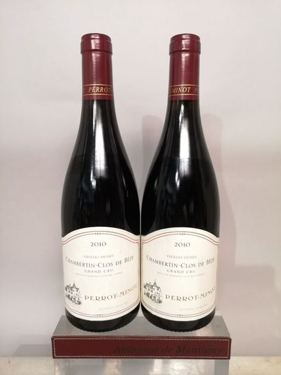 2 bottles CHAMBERTIN CLOS de BEZE Grand cru...