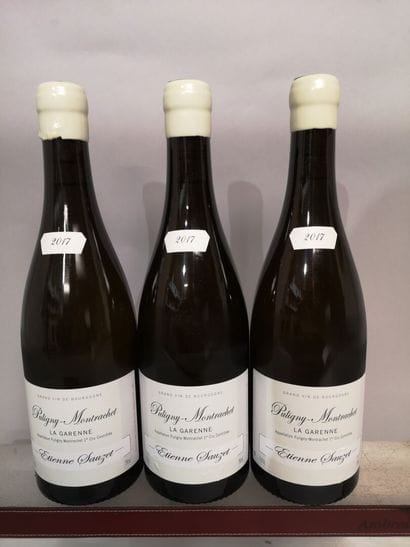 3 bottles PULIGNY MONTRACHET 1er cru La GARENNE...