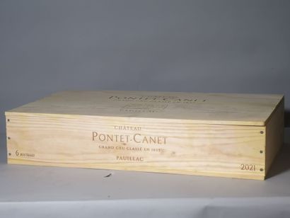 6 bottles Château PONTET CANET - 5é Gcc Pauillac...