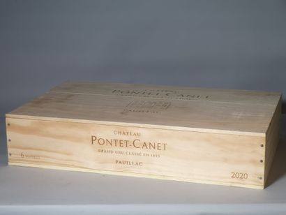 6 bottles Château PONTET CANET - 5é Gcc Pauillac...