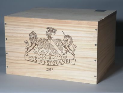 6 bottles Château COS d'ESTOURNEL - 2é Gcc...
