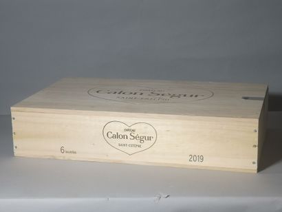6 bottles Château CALON SEGUR - 3e Gcc -...