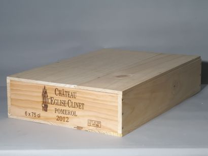 6 bottles Château L'EGLISE CLINET - Pomerol...