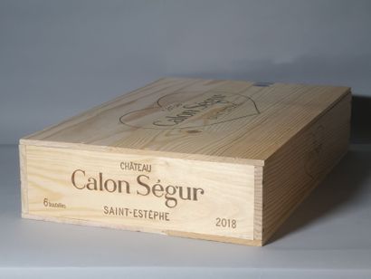 6 bottles Château CALON SEGUR - 3e Gcc -...