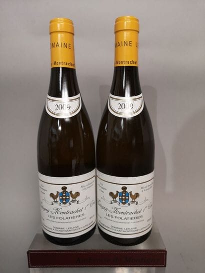 2 bottles PULIGNY MONTRACHET 1er cru Les...