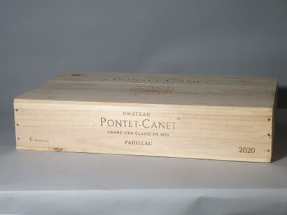 6 bottles Château PONTET CANET - 5é Gcc Pauillac...