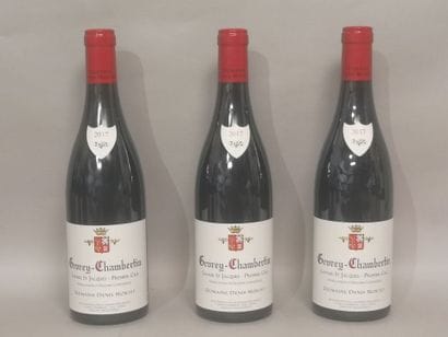 3 bottles GEVREY CHAMBERTIN 1er cru LAVAUX...