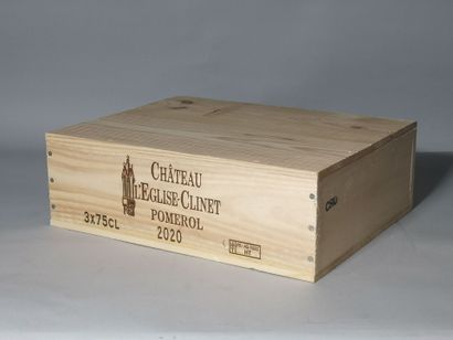 3 bottles Château L'EGLISE CLINET - Pomerol...